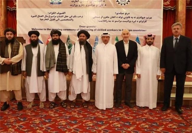 کارگران افغان به قطر اعزام می‌شوند