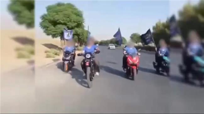 بازداشت عوامل رژه موتوری مجاهدین خلق