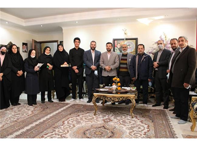 دیدار با خانواده معزز شهید محمدتقی ارغوانی، اولین شهید مدافع حرم شهرداری تهران