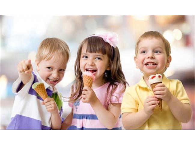 بستنی خوردن کودکان چقدر مفید است