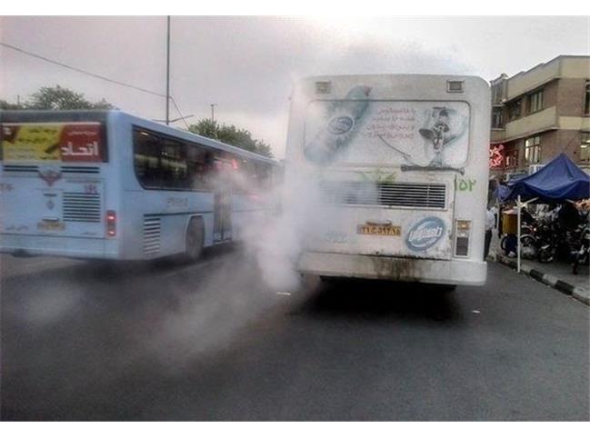 اتوبوس‌های فرسوده، عامل مهم انتشار آلودگی